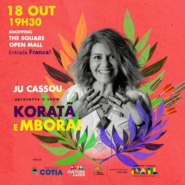 Ju Cassou Lança Álbum em que Celebra a Cultura Guarani no The Square ju-cassou-lanca-album-em-que-celebra-a-cultura-guarani-no-the-square