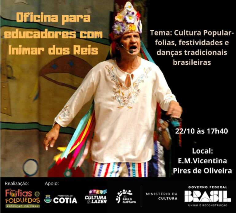 Oficina para Educadores sobre Cultura Popular será realizada em Cotia oficina-para-educadores-sobre-cultura-popular-sera-realizada-em-cotia